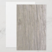 Alte Holzmaserung Briefpapier (Vorne/Hinten)