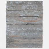 alte Holzplanke Fleecedecke (Vorderseite)