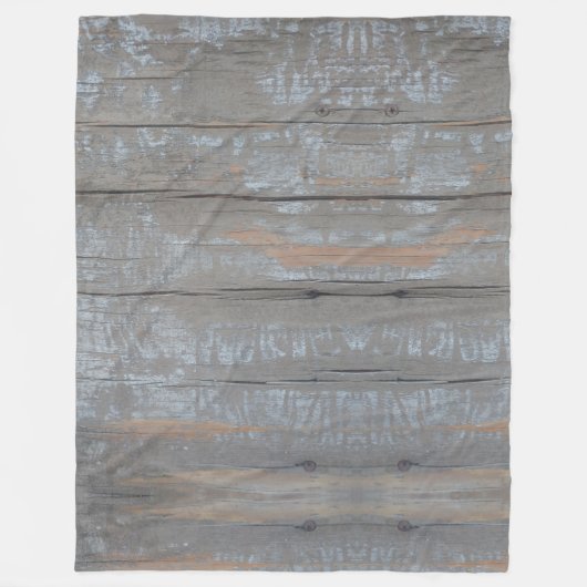 alte Holzplanke Fleecedecke (Vorderseite)