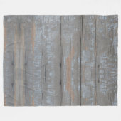 alte Holzplanke Fleecedecke (Vorderseite (Horizontal))