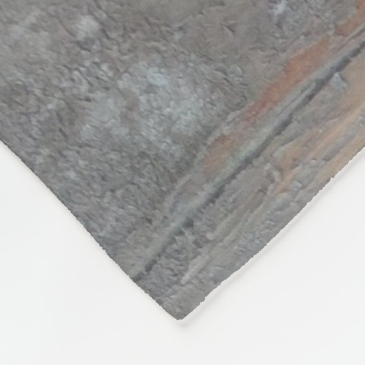 alte Holzplanke Fleecedecke (Ecke)