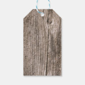 Alte Holzplanken Geschenkanhänger (Rückseite)