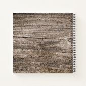 Alte Holzplanken Notizblock (Rückseite)