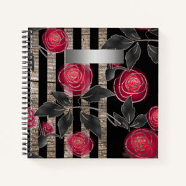 Alte Holzplanken Notizblock