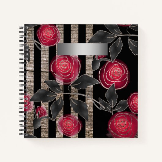 Alte Holzplanken Notizblock (Vorderseite)