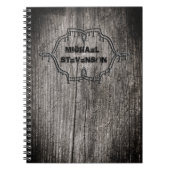 Alte Holzplanken Notizblock (Vorderseite)