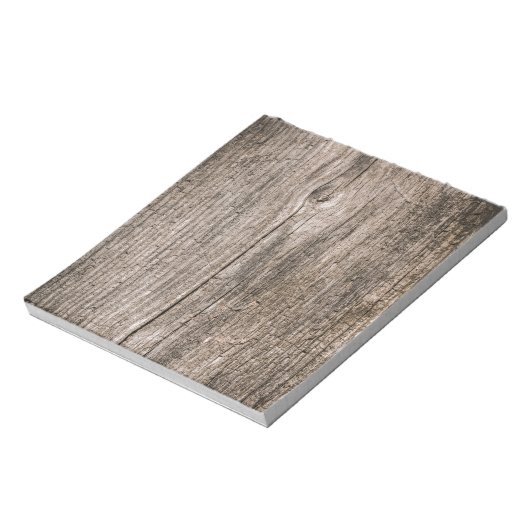 Alte Holzplanken Notizblock (Rotiert)