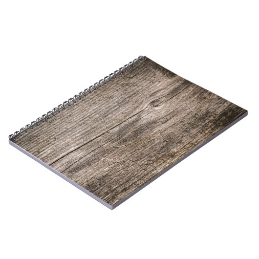 Alte Holzplanken Notizblock (Linke Seite)