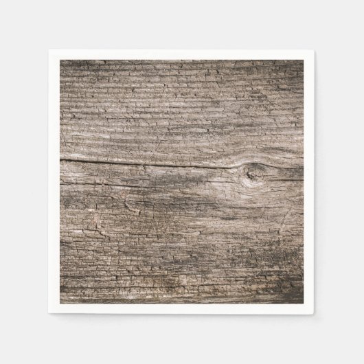 Alte Holzplanken Serviette (Vorderseite)