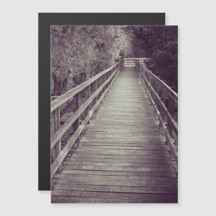 Alte Holzpromenade Magnetkarte