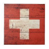 Alte Holzschweiz - Fahne Fliese (Vorderseite)