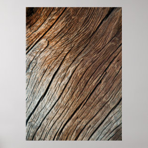Alte Holzstruktur, Holz, abstrakt, Kunst, Ba Poster