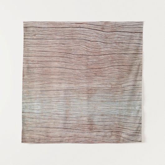 Alte Holzstruktur mit schönen natürlichen Mustern Wandteppich (Vorderseite)