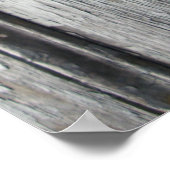 Alte Holztür Poster (Ecke)