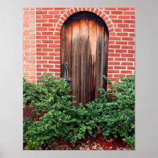 Alte Holztür Poster