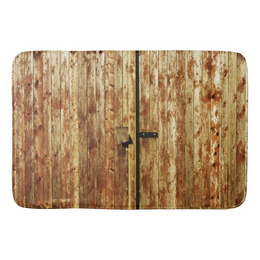 Alte Holztüren Badematte (Vorderseite)