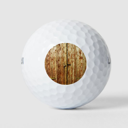 Alte Holztüren Golfball (Vorderseite)