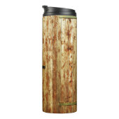 Alte Holztüren Thermosbecher (Nach rechts gedreht)