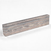 alte Holzwand Namensplakette