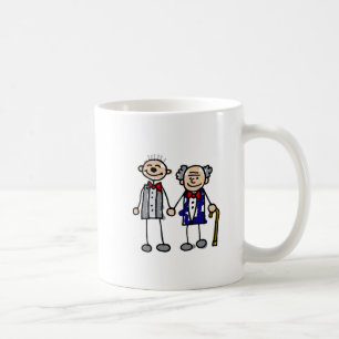 Alte homosexuelle Paare Kaffeetasse