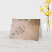 Alte Houston-Karten-Karte Karte (Gelbe Blume)