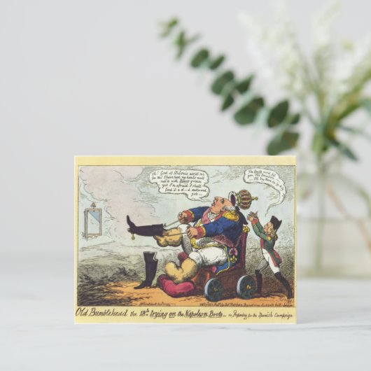 Alte Hummel Postkarte (Stehend Vorderseite)