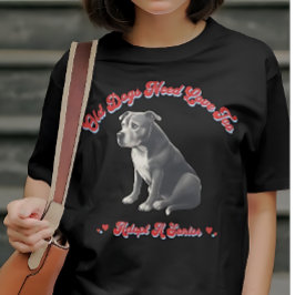 Alte Hunde brauchen auch Liebe, um einen Senior Ad T-Shirt