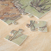 Alte Hütte und Zaun Puzzle (Seite)