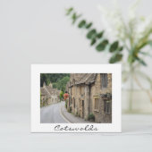 Alte Hütten im Schloss Combe weiße Postkarte (Stehend Vorderseite)