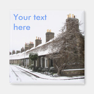 Alte Hütten in Cambridge Magnet