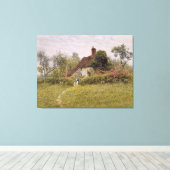 Alte Hütten Leinwanddruck (Insitu (Holzboden))