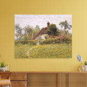 Alte Hütten Leinwanddruck (Insitu (Wohnzimmer))