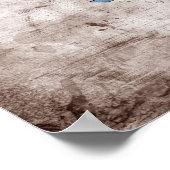 alte Illinoissche Flagge; Poster (Ecke)