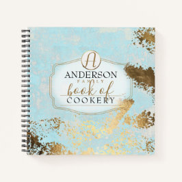 Alte Imitate Goldflake personalisiertes Kochbuch Notizblock