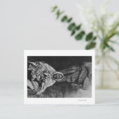 Alte indische Hexendoktorin in Alaska Postkarte (Stehend Vorderseite)