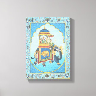 ALTE INDISCHE KUNST LEINWANDDRUCK