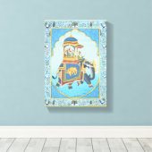 ALTE INDISCHE KUNST LEINWANDDRUCK (Insitu (Holzboden))