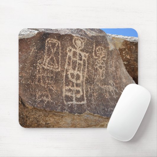 Alte indische Petroglyphe - Nevada Mousepad (Mit Mouse)