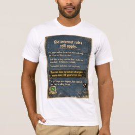 Alte Internetregeln gelten noch immer – Retro-Sark T-Shirt
