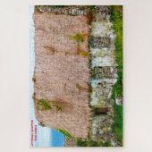 Alte irische Hütte Galway Irland. Jigsaw Puzzle (Vertikal)