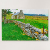 Alte irische Hütte Galway Irland. Jigsaw Puzzle (Horizontal)