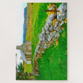 Alte irische Hütte Galway Irland. Jigsaw Puzzle (Vertikal)