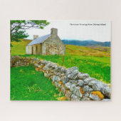Alte irische Hütte Galway Irland. Jigsaw Puzzle (Horizontal)