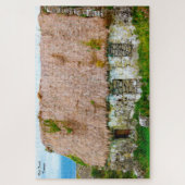 Alte irische Hütte Galway Irland. Jigsaw Puzzle (Vertikal)