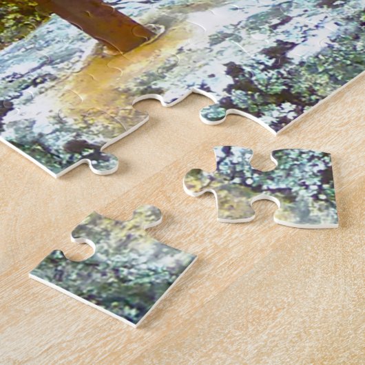 Alte irische Hütte Galway Irland. Jigsaw Puzzle (Seite)