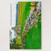 Alte irische Hütte Galway Irland. Jigsaw Puzzle (Vertikal)