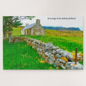 Alte irische Hütte Galway Irland. Jigsaw Puzzle (Horizontal)