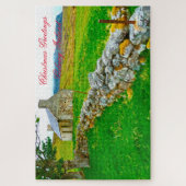 Alte irische Hütte Galway Irland. Puzzle (Vertikal)