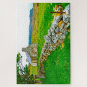 Alte irische Hütte Galway Irland. Puzzle (Vertikal)