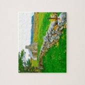 Alte irische Hütte Galway Irland. Puzzle (Vertikal)
